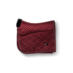 Tapis de dressage Equestrian Stockholm faux mouton Crystal Bordeaux Tapis de dressage Equestrian Stockholm faux mouton Crystal Bordeaux
