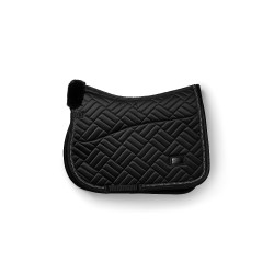 Tapis de selle Equestrian Stockholm Jumping faux mouton Crystal Noir Tapis de selle Equestrian Stockholm Jumping faux mouton Crystal Noir