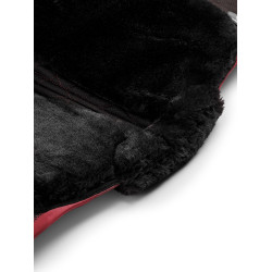 Tapis de selle Equestrian Stockholm Jumping faux mouton Crystal Bordeaux Tapis de selle Equestrian Stockholm Jumping faux mouton Crystal Bordeaux