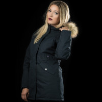 Parka imperméable femme HAMINA Flags & Cup Bleu marine Parka imperméable femme HAMINA Flags & Cup Bleu marine