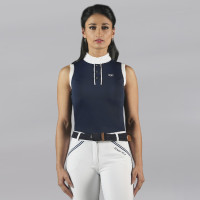 Polo CANDIBA femme sans manches Flags & Cup Bleu marine Polo CANDIBA femme sans manches Flags & Cup Bleu marine