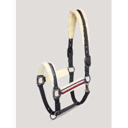 Halster met bont Tommy Hilfiger Equestrian Kennedy Woestijnlucht Blauw