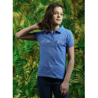 Polo enfant  HEREDIA Flags & Cup Provence Bleu