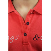 Kinderpolo HEREDIA Flags & Cup Koraal Rood Kinderpolo HEREDIA Flags & Cup Koraal Rood