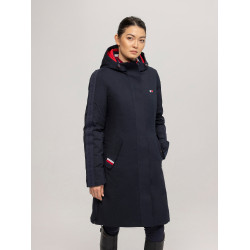 Lange parka Tommy Hilfiger Equestrian Oregon dames Woestijnlucht Blauw Lange parka Tommy Hilfiger Equestrian Oregon dames Woestijnlucht Blauw