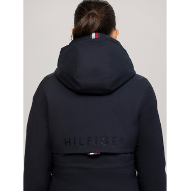 Parka longue Tommy Hilfiger Equestrian Oregon femme Desert sky Bleu Parka longue Tommy Hilfiger Equestrian Oregon femme Desert sky Bleu