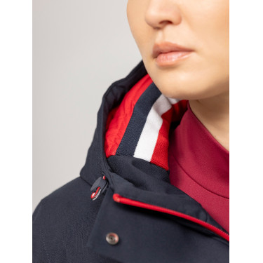 Lange parka Tommy Hilfiger Equestrian Oregon dames Woestijnlucht Blauw Lange parka Tommy Hilfiger Equestrian Oregon dames Woestijnlucht Blauw
