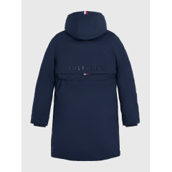 Parka longue Tommy Hilfiger Equestrian Oregon femme Desert sky Bleu Parka longue Tommy Hilfiger Equestrian Oregon femme Desert sky Bleu