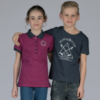 Polo enfant CALI Flags & Cup Framboise Polo enfant CALI Flags & Cup Framboise