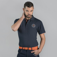 Polo heren MEXICO Flags & Cup Marineblauw