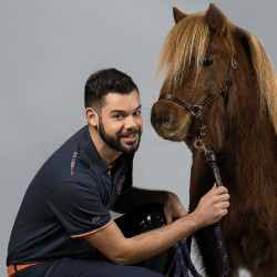 Polo homme MEXICO Flags & Cup Bleu marine