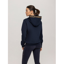 Sweat à capuche Tommy Hilfiger Equestrian Colorado logo femme