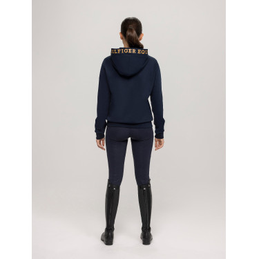 Sweat à capuche Tommy Hilfiger Equestrian Colorado logo femme