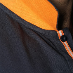 Polo homme MEXICO Flags & Cup Bleu marine