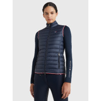 Dames mouwloos jack Tommy Hilfiger Equestrian licht en van gerecycled dons Woestijnlucht Blauw Dames mouwloos jack Tommy Hilfiger Equestrian licht en van gerecycled dons Woestijnlucht Blauw