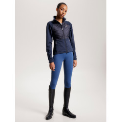 Hybride thermische damesjas Tommy Hilfiger Equestrian Woestijnlucht Blauw