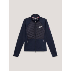 Hybride thermische damesjas Tommy Hilfiger Equestrian Woestijnlucht Blauw
