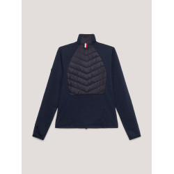 Hybride thermische damesjas Tommy Hilfiger Equestrian Woestijnlucht Blauw
