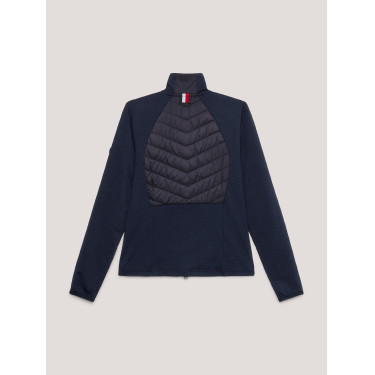 Hybride thermische damesjas Tommy Hilfiger Equestrian Woestijnlucht Blauw