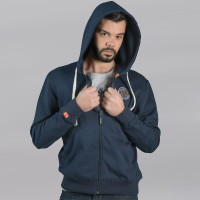 Sweatshirt heren QUITO Flags & Cup Marineblauw