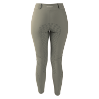 Legging d’équitation Kentucky Classic Full Grip femme Vert poussiéreux