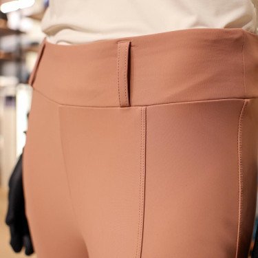 Legging d’équitation Kentucky Classic Full Grip femme Vieux rose