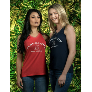 Dames T-shirt ICA Flags & Cup Dames T-shirt ICA Flags & Cup