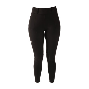 Legging d'Equitation Kentucky Classic Grip au Genou femme Noir