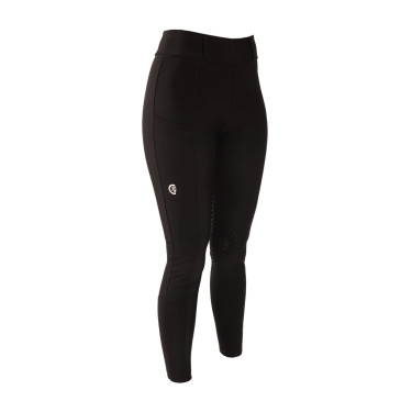 Dames rijlegging Kentucky Classic met kniegrip Zwart