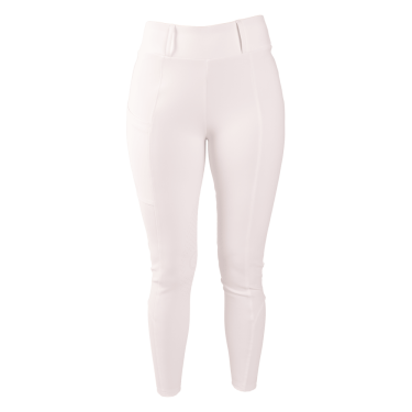 Legging d'Equitation Kentucky Classic Grip au Genou femme Blanc