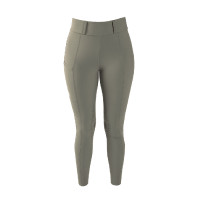 Legging d'Equitation Kentucky Classic Grip au Genou femme Vert poussiéreux