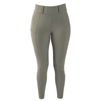 Legging d'Equitation Kentucky Classic Grip au Genou femme Vert poussiéreux