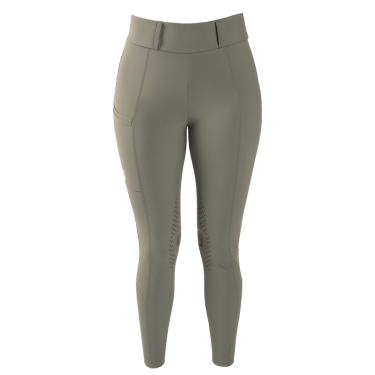 Legging d'Equitation Kentucky Classic Grip au Genou femme Vert poussiéreux