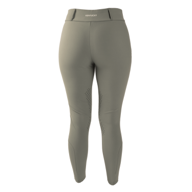 Legging d'Equitation Kentucky Classic Grip au Genou femme Vert poussiéreux