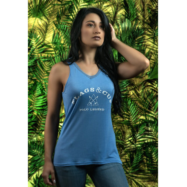 Dames T-shirt ICA Flags & Cup Dames T-shirt ICA Flags & Cup