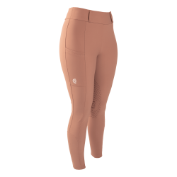 Legging d'Equitation Kentucky Classic Grip au Genou femme Vieux rose