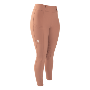 Legging d'Equitation Kentucky Classic Grip au Genou femme Vieux rose