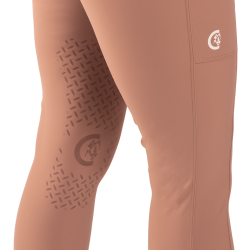 Legging d'Equitation Kentucky Classic Grip au Genou femme Vieux rose