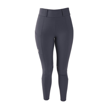 Legging d'Equitation Kentucky Classic Grip au Genou femme Bleu océan