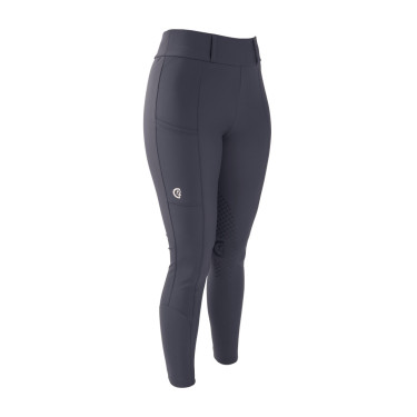 Legging d'Equitation Kentucky Classic Grip au Genou femme Bleu océan