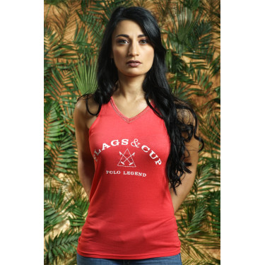 Dames T-shirt ICA Flags & Cup Dames T-shirt ICA Flags & Cup