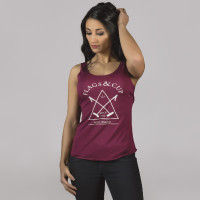 Dames T-shirt LIMA Flags & Cup Framboise Dames T-shirt LIMA Flags & Cup Framboise