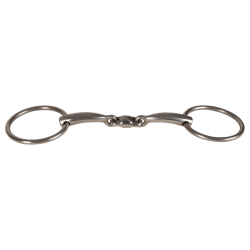 Mors à Anneaux Velari Double Brisure Acier Inoxydable Mors à Anneaux Velari Double Brisure Acier Inoxydable