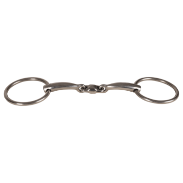 Mors à Anneaux Velari Double Brisure Acier Inoxydable Mors à Anneaux Velari Double Brisure Acier Inoxydable
