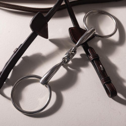 Mors à Anneaux Velari Double Brisure Acier Inoxydable Mors à Anneaux Velari Double Brisure Acier Inoxydable