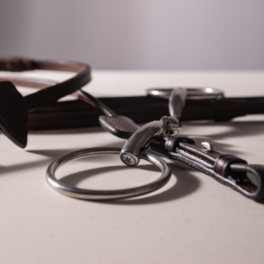 Mors à Anneaux Velari Double Brisure Acier Inoxydable Mors à Anneaux Velari Double Brisure Acier Inoxydable