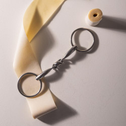 Mors à Anneaux Velari Double Brisure Acier Inoxydable Mors à Anneaux Velari Double Brisure Acier Inoxydable