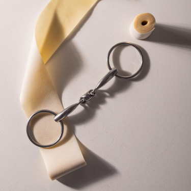 Mors à Anneaux Velari Double Brisure Acier Inoxydable Mors à Anneaux Velari Double Brisure Acier Inoxydable