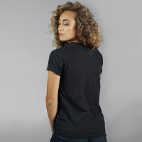 Dames T-shirt MANAGUA Flags & Cup Gris chiné Dames T-shirt MANAGUA Flags & Cup Gris chiné