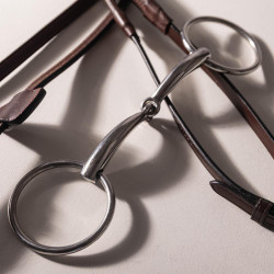 Mors à Anneaux Velari Simple Brisure Acier Inoxydable